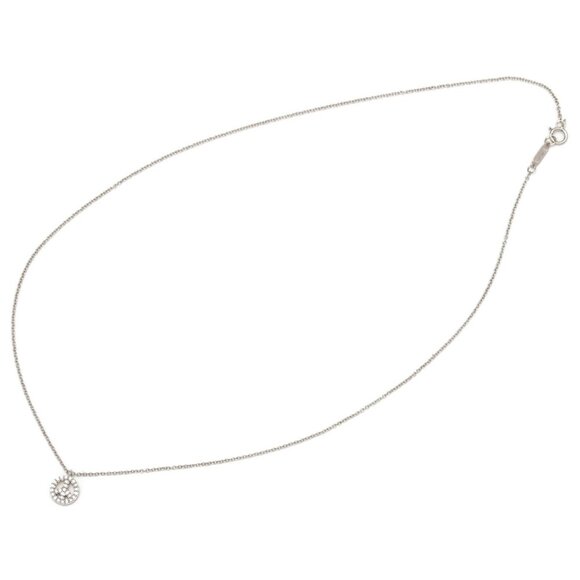 TIFFANY Authentic Silver Diamond Necklace - Picture 3 of 6